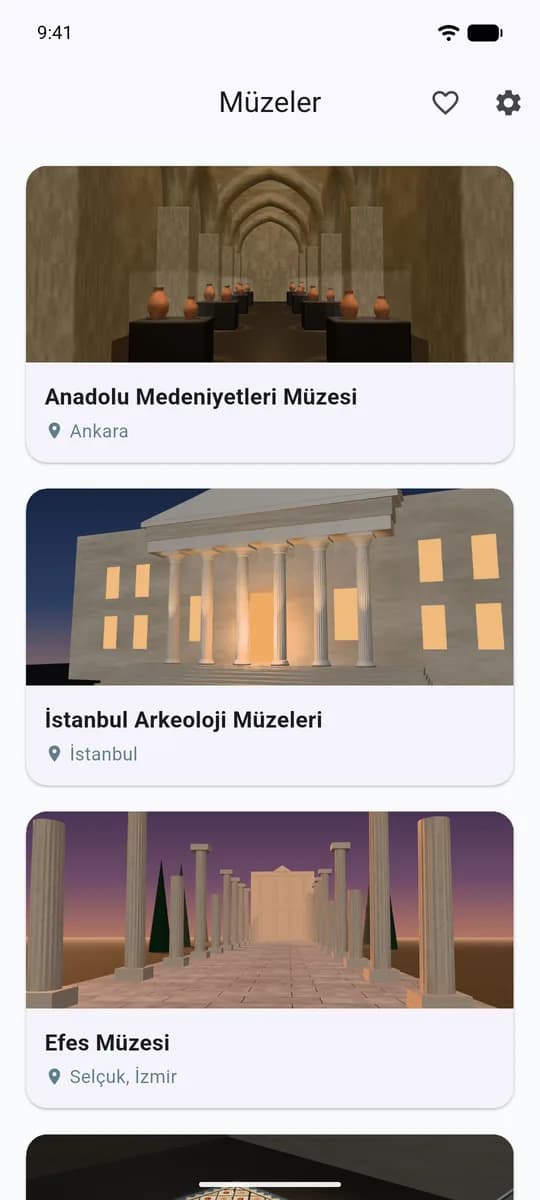 Müze listesi